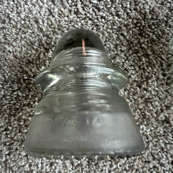 3 Glass Insulators - Vintage Collectibles - Picture 2 of 9